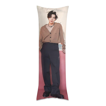BTS Suga Full Body Pillow Case - Yoongi - Agust D - 2 Different pictures - Double sided pillowcase! 3 Sizes - Beyond The Shoppe