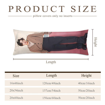BTS Suga Full Body Pillow Case - Yoongi - Agust D - 2 Different pictures - Double sided pillowcase! 3 Sizes - Beyond The Shoppe