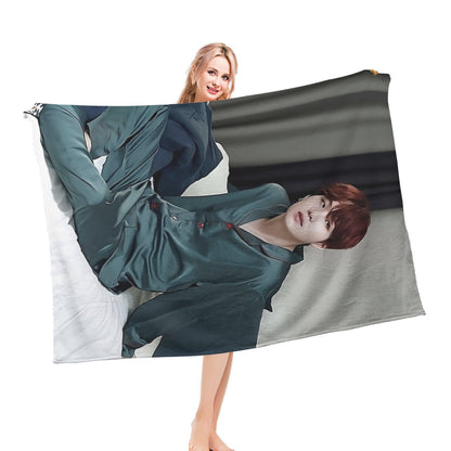 BTS Suga Life size "Sweet dreams" Flannel Breathable Blanket in 4 Sizes! bts Agust D bedroom, blanket, bts comforter, bts blanket - Beyond The Shoppe