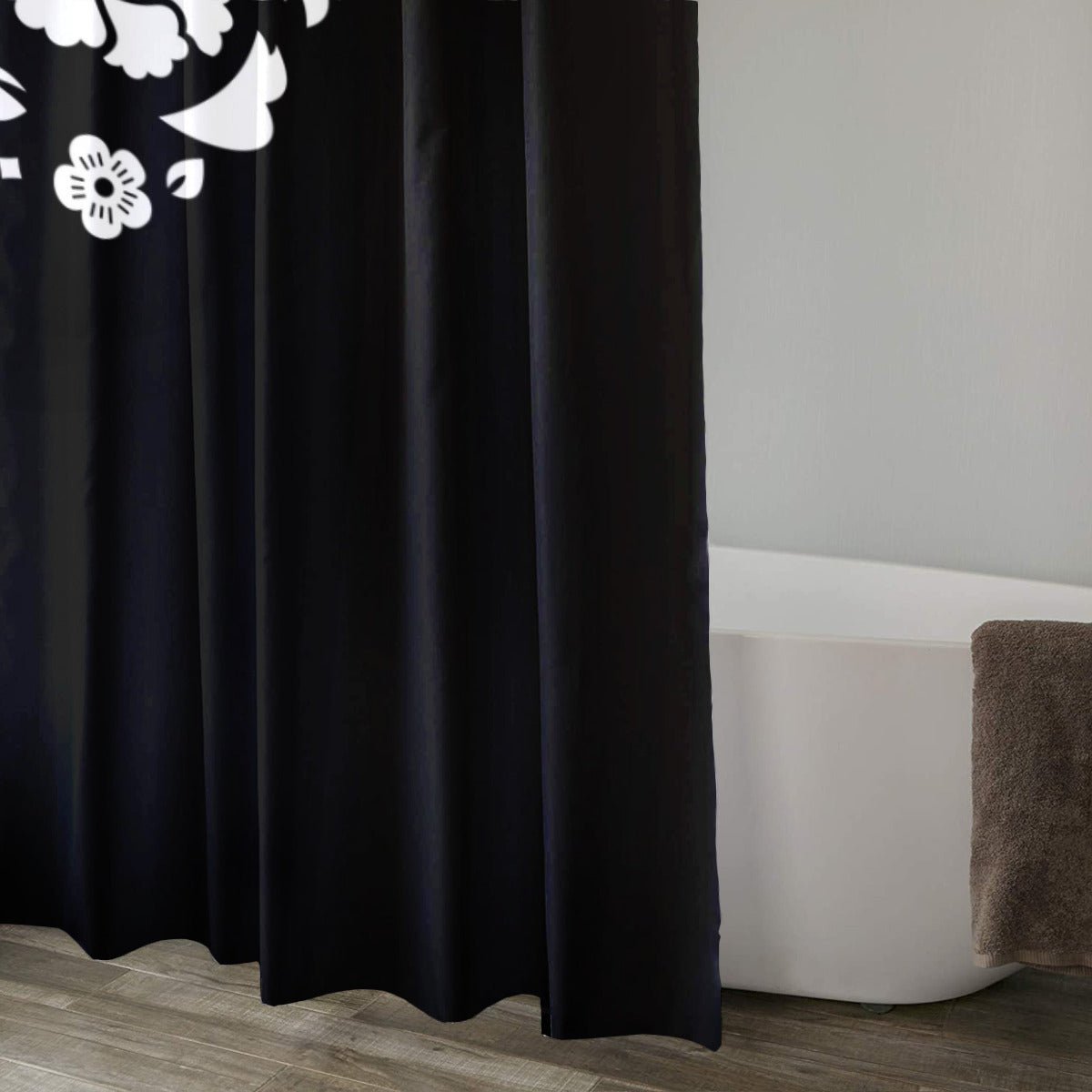 BTS Suga Lotus Inspired Splish Splash! Shower Curtain - Ultimate Agust D bathroom accessory! Great gift for your favorite Army! - Beyond The Shoppe