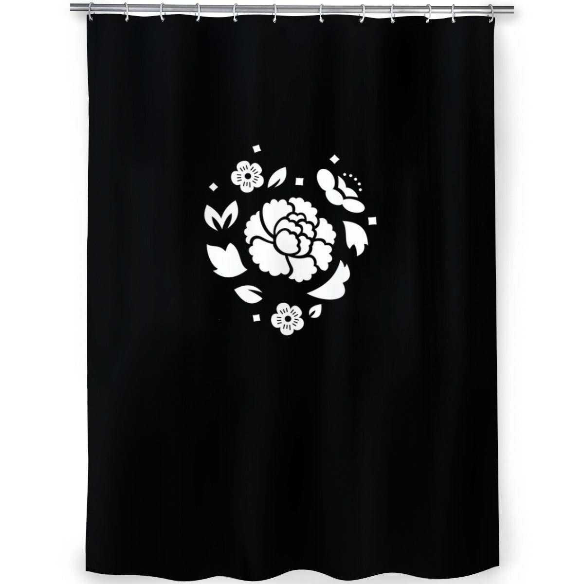 BTS Suga Lotus Inspired Splish Splash! Shower Curtain - Ultimate Agust D bathroom accessory! Great gift for your favorite Army! - Beyond The Shoppe