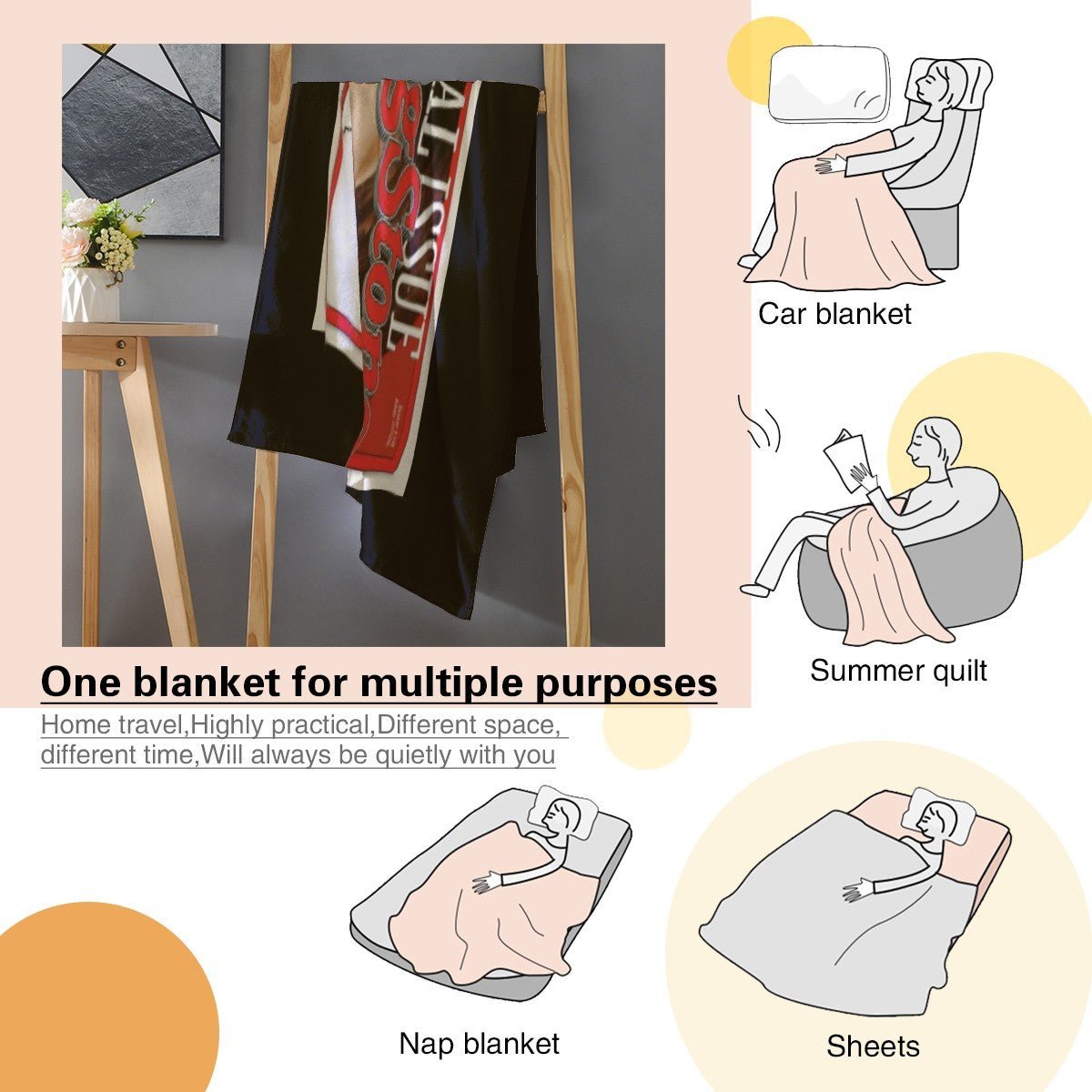 BTS Suga Rolling Stone Magazine Cover - Flannel Breathable Blanket 4 Sizes! Blanket Throw - Beyond The Shoppe