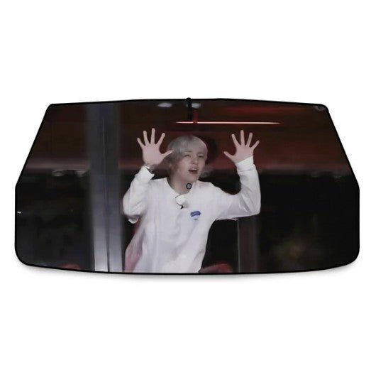 BTS Suga Yoongi "Let me out!" Sun Shade - Windshield Cover - KPop Themed - Great gift! Car Window Shield - Windshield Protector - great for rear windshield - Beyond The Shoppe