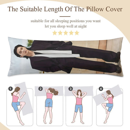 BTS Suga - Yoongi & RM - Namjoon body pillow case - 3 sizes - Double sided pillowcase - BTS pillow case - Beyond The Shoppe