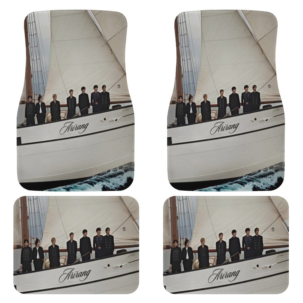 BTS Swim Arirang - Car Floor Mats - Car Accessories - Kpop car mats - (Set of 4 - 2 Front & 2 Rear) - Beyond The Shoppe