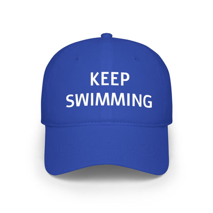 BTS Swim - Keep Swimming Cap - Embroidered Swim Hat - Team “Keep Swimming” - Beyond The Shoppe
