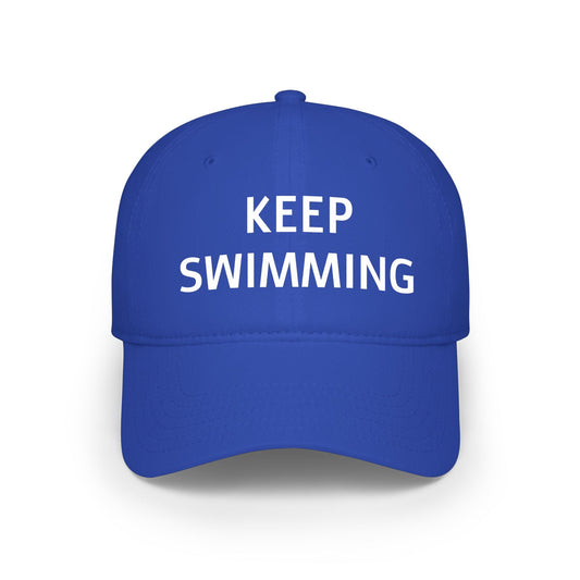 BTS Swim - Keep Swimming Cap - Embroidered Swim Hat - Team “Keep Swimming” - Beyond The Shoppe
