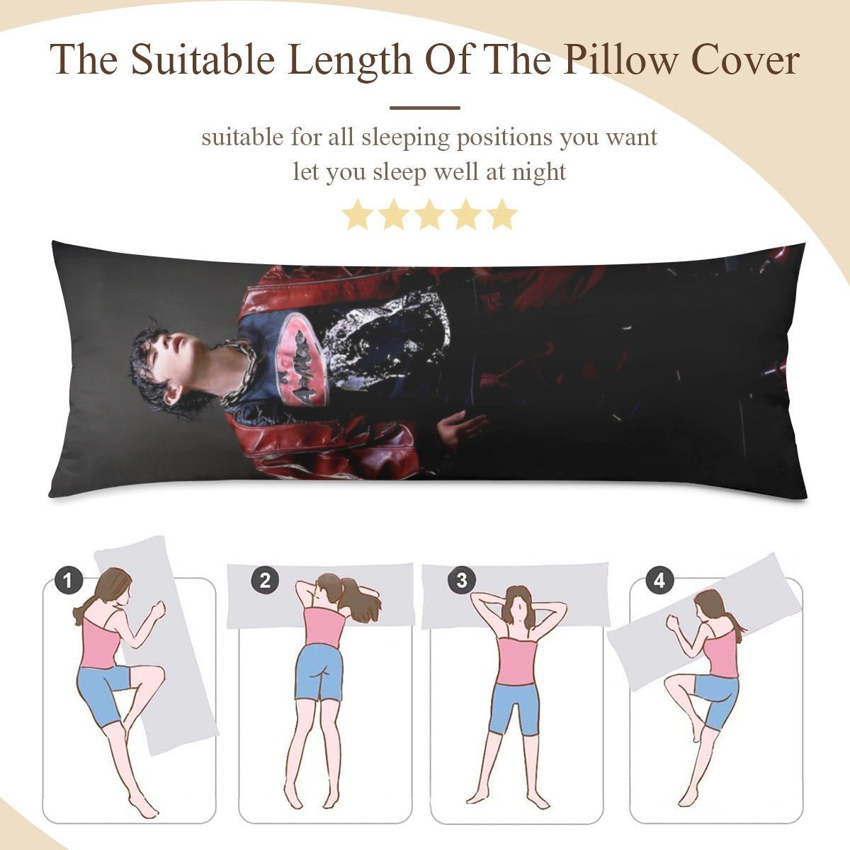 BTS V Arirang Full Body Pillow Case - Double Sided with two different photos full body pillowcases - 3 sizes! Great Kpop gift idea! - Beyond The Shoppe