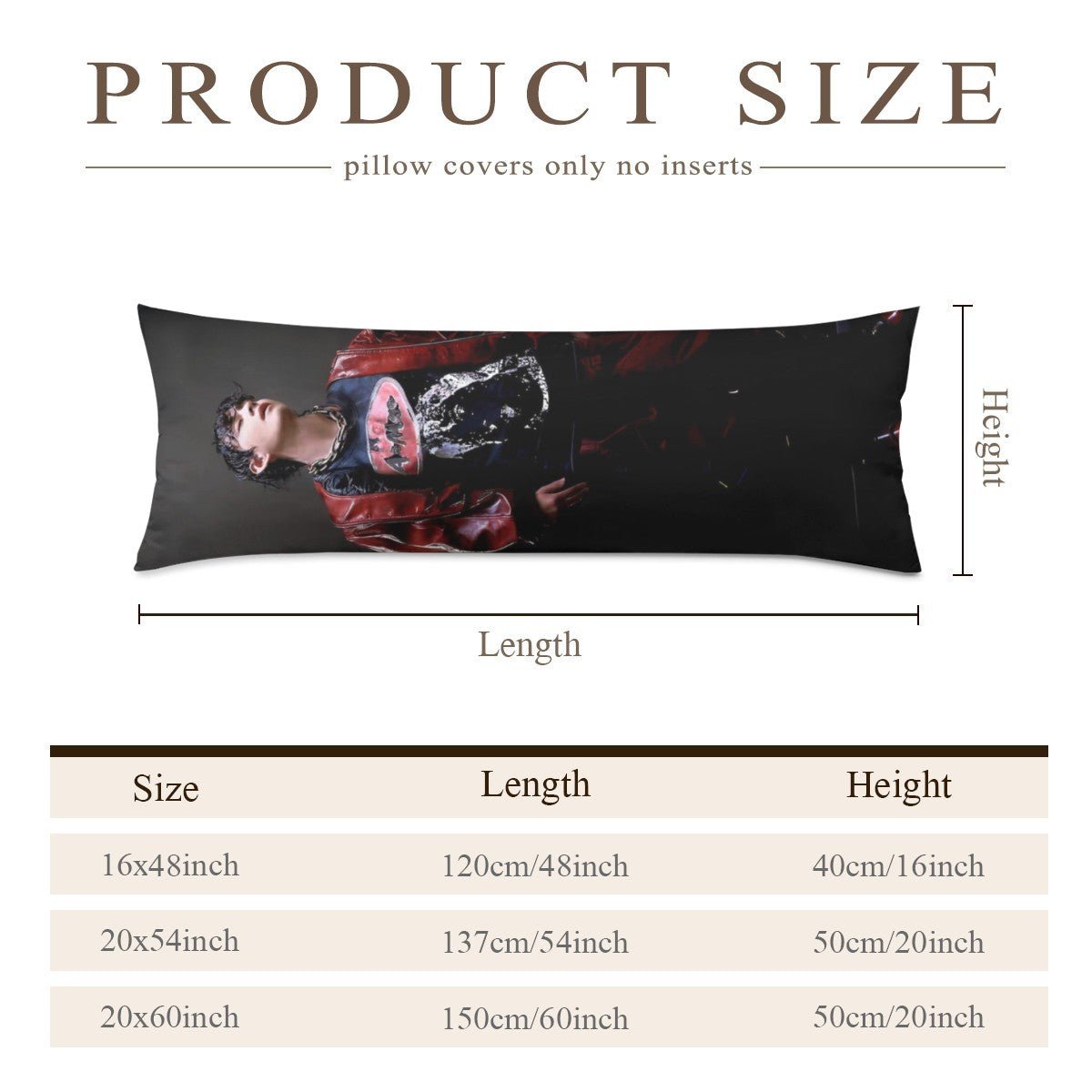 BTS V Arirang Full Body Pillow Case - Double Sided with two different photos full body pillowcases - 3 sizes! Great Kpop gift idea! - Beyond The Shoppe