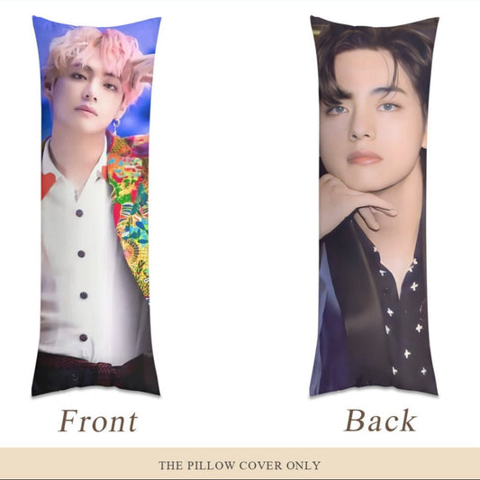 BTS V Body Pillow Case - 3 Sizes - BTS V full size pillow case - BTS Taehyung double sided pillow case - Beyond The Shoppe