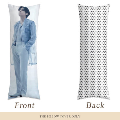 BTS V Body Pillow Case - 3 Sizes - BTS V full size pillow case - BTS Taehyung double sided pillowcase - Beyond The Shoppe