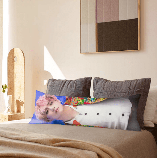 BTS V Body Pillow Case - Immediate shipping! 2 sizes available! - Beyond The Shoppe