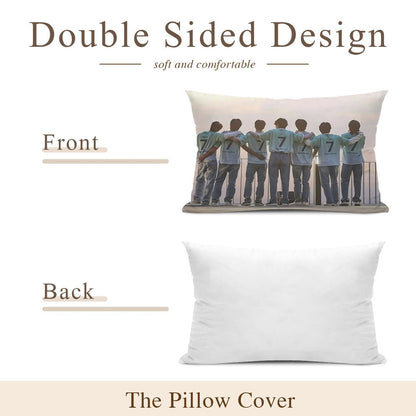 BTS We are 7 - Full Body Pillow Case - Double Sided with two different photos full body pillowcases - 3 sizes! Great Kpop gift idea! - Beyond The Shoppe