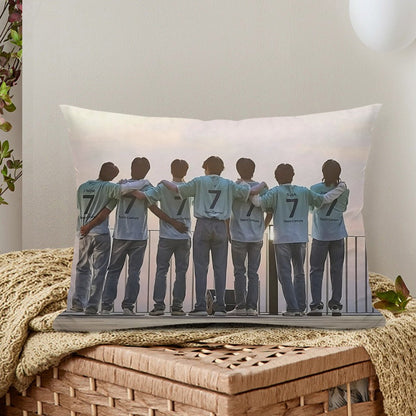 BTS We are 7 - Full Body Pillow Case - Double Sided with two different photos full body pillowcases - 3 sizes! Great Kpop gift idea! - Beyond The Shoppe