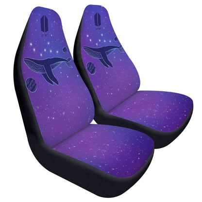 BTS Whalien Car Microfiber Seat Covers - Set of 2 - BTS whale car seat covers - bangtan army car accessories - ARMY - Beyond The Shoppe