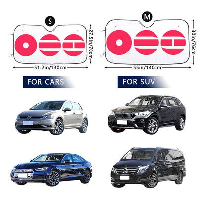 BTS World Tour ARIRANG 2026 Album Logo Sun Shade - Windshield Cover - KPop Themed - Great gift! Car Window Shield - Windshield Protector - Beyond The Shoppe