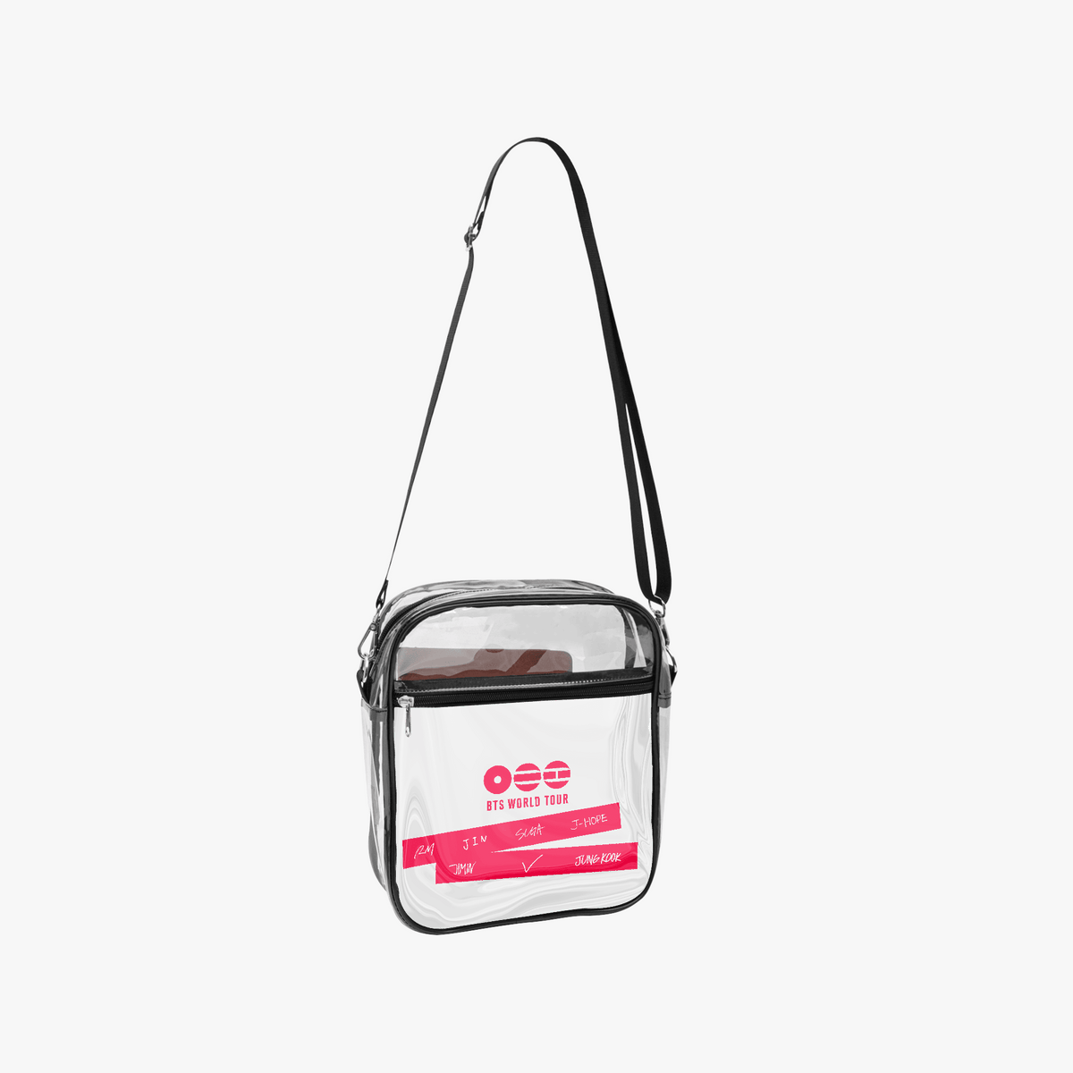 BTS WORLD TOUR ARIRANG 2026 Concert Clear PVC Crossbody Bag - Concert Bag - Concert Purse - Beyond The Shoppe