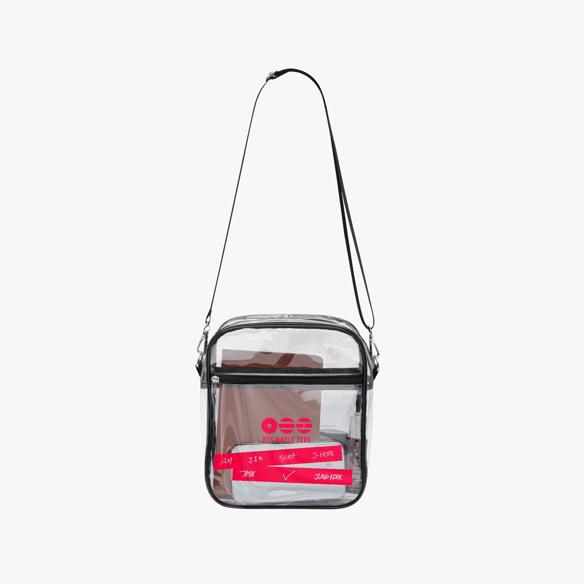 BTS WORLD TOUR ARIRANG 2026 Concert Clear PVC Crossbody Bag - Concert Bag - Concert Purse - Beyond The Shoppe
