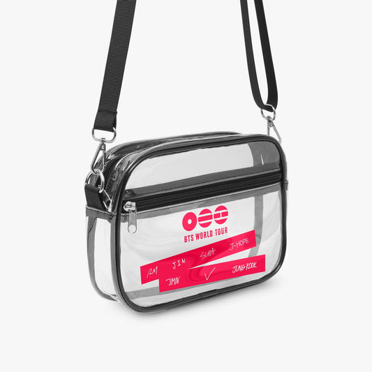 BTS WORLD TOUR ARIRANG 2026 Concert Tour Clear PVC Crossbody Bag - Beyond The Shoppe