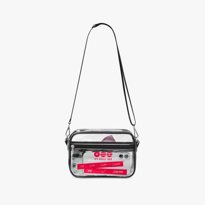 BTS WORLD TOUR ARIRANG 2026 Concert Tour Clear PVC Crossbody Bag - Beyond The Shoppe