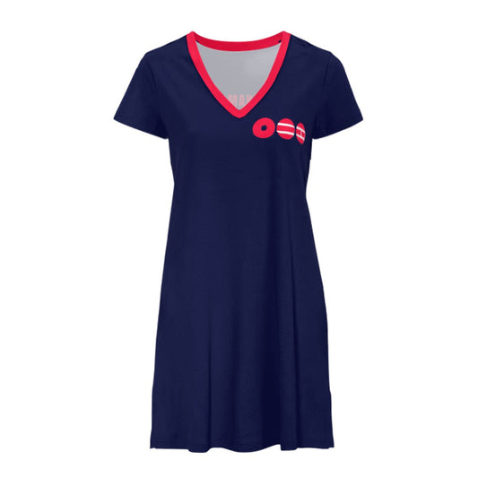 BTS WORLD TOUR ARIRANG 2026 Concert Women’s V - Neck Long Dress - Loose Fitting Silky Fabric - Beyond The Shoppe