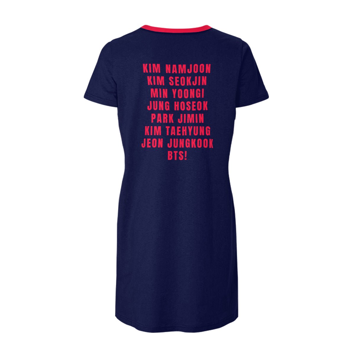 BTS WORLD TOUR ARIRANG 2026 Concert Women’s V - Neck Long Dress - Loose Fitting Silky Fabric - Beyond The Shoppe