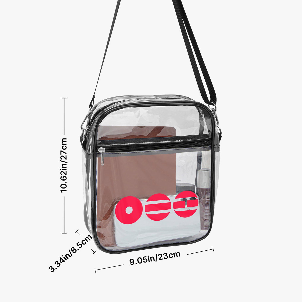BTS WORLD TOUR ARIRANG 2026 Concerts - BTS New Era Logo Concert Clear PVC Crossbody Bag - Concert Bag - Concert Purse - Beyond The Shoppe