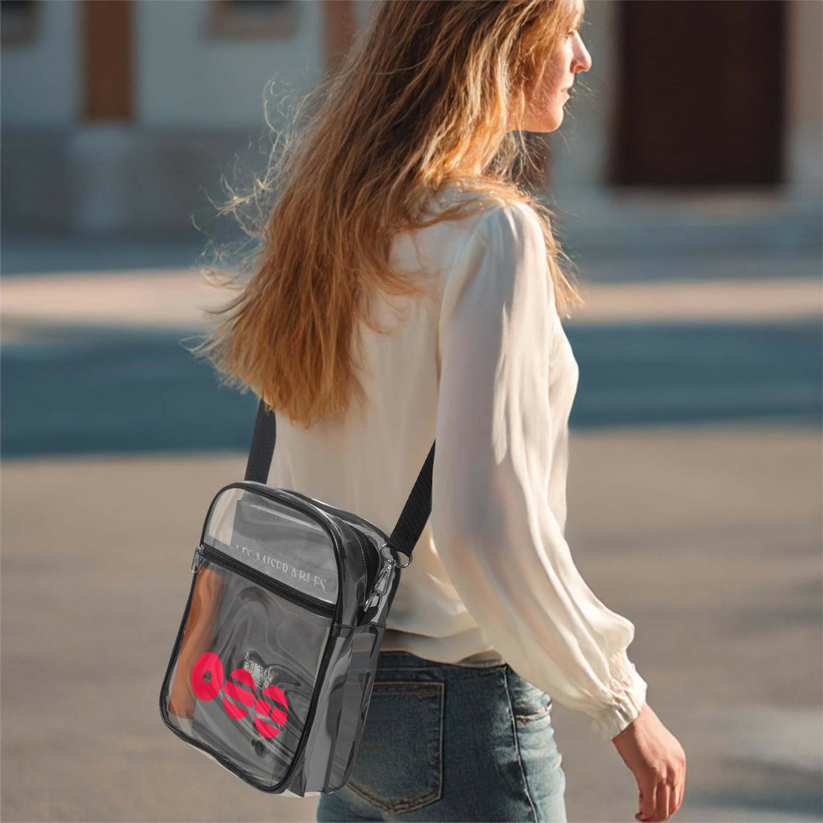 BTS WORLD TOUR ARIRANG 2026 Concerts - BTS New Era Logo Concert Clear PVC Crossbody Bag - Concert Bag - Concert Purse - Beyond The Shoppe