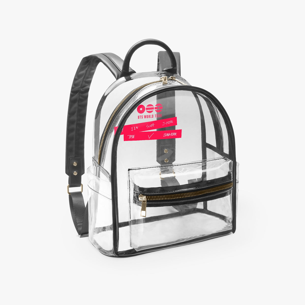 BTS WORLD TOUR ARIRANG 2026 Transparent Zipper Backpack - Concert Bag - Concert Backpack - Beyond The Shoppe