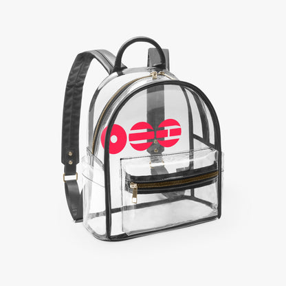 BTS WORLD TOUR ARIRANG Concert tour - BTS New Era Logo Transparent Zipper Backpack - Concert Bag - Concert Backpack - Beyond The Shoppe