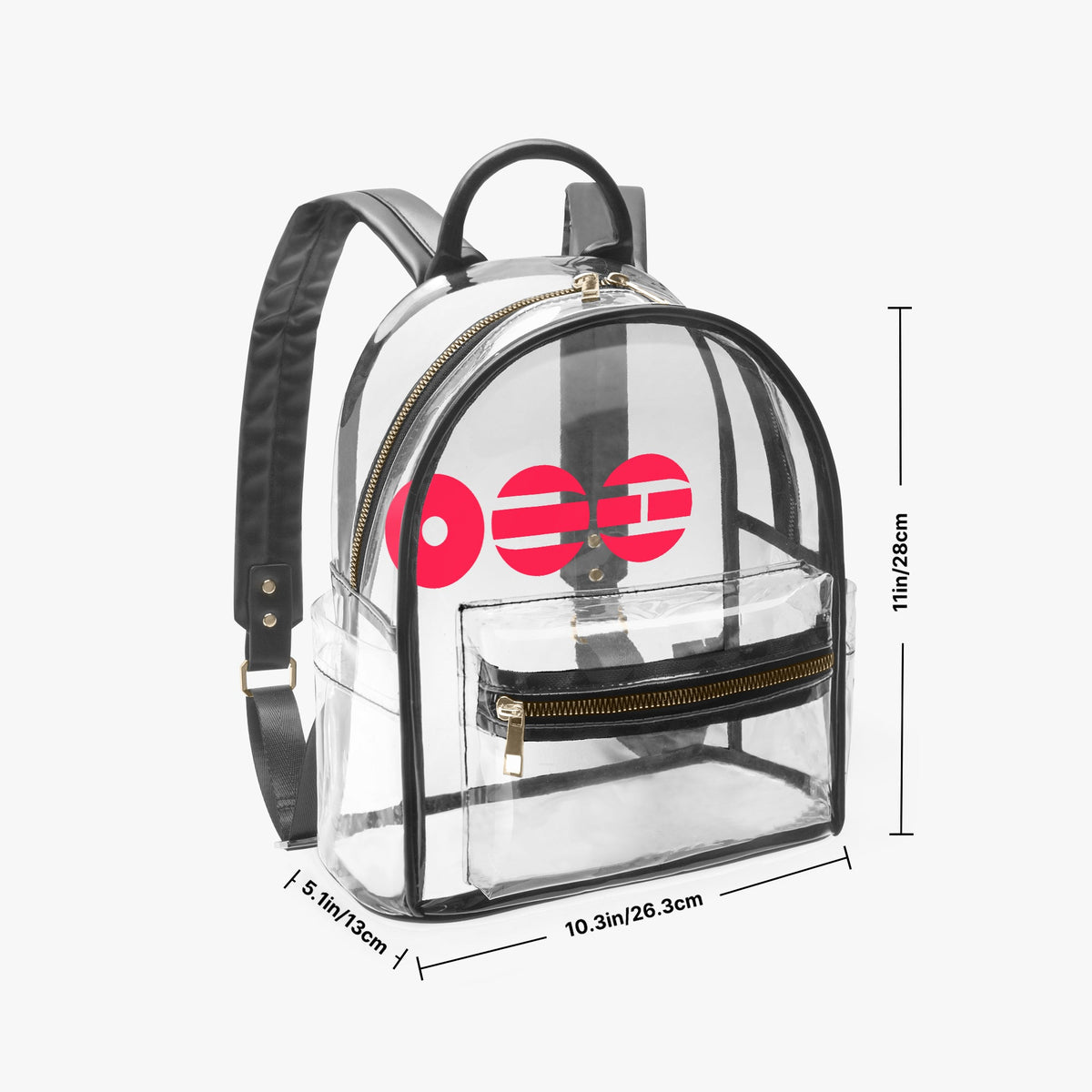 BTS WORLD TOUR ARIRANG Concert tour - BTS New Era Logo Transparent Zipper Backpack - Concert Bag - Concert Backpack - Beyond The Shoppe