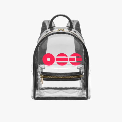 BTS WORLD TOUR ARIRANG Concert tour - BTS New Era Logo Transparent Zipper Backpack - Concert Bag - Concert Backpack - Beyond The Shoppe