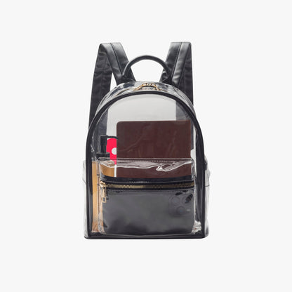 BTS WORLD TOUR ARIRANG Concert tour - BTS New Era Logo Transparent Zipper Backpack - Concert Bag - Concert Backpack - Beyond The Shoppe
