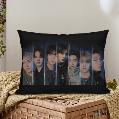 BTS OT7 themed Pillow sham - double sided pillow case -  Pillowcase! Great KPOP Gift!