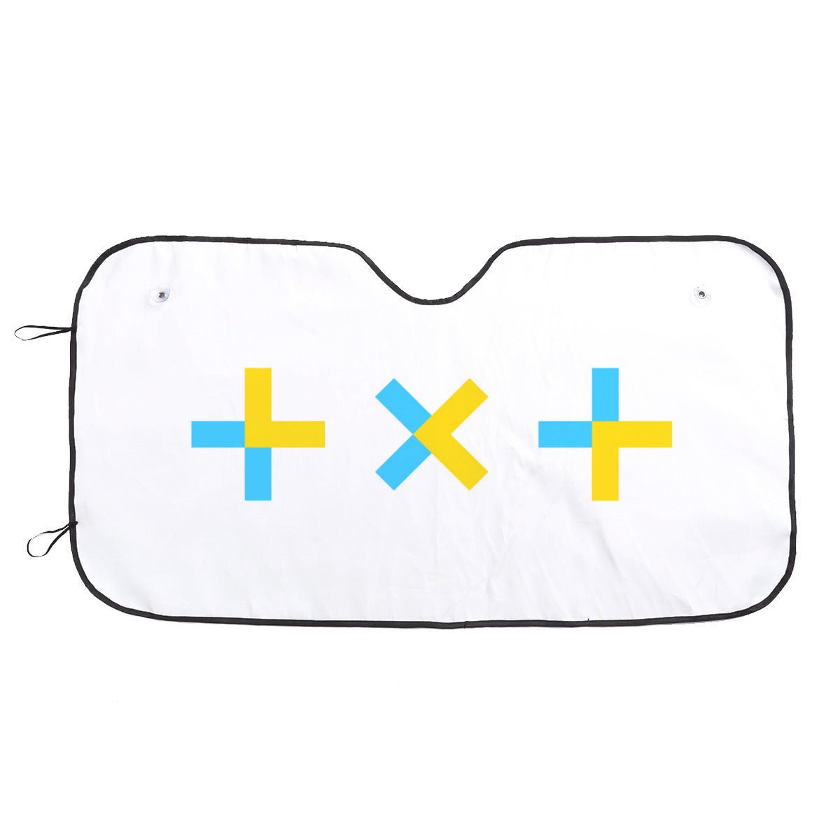 Car Windshield Sunshade - TXT Car Sun Shade - TXT Logos Style! Car Visor Sun Shade - Gift for MOA Car Sunshade - K - Pop Inspired Car Accessories - Beyond The Shoppe