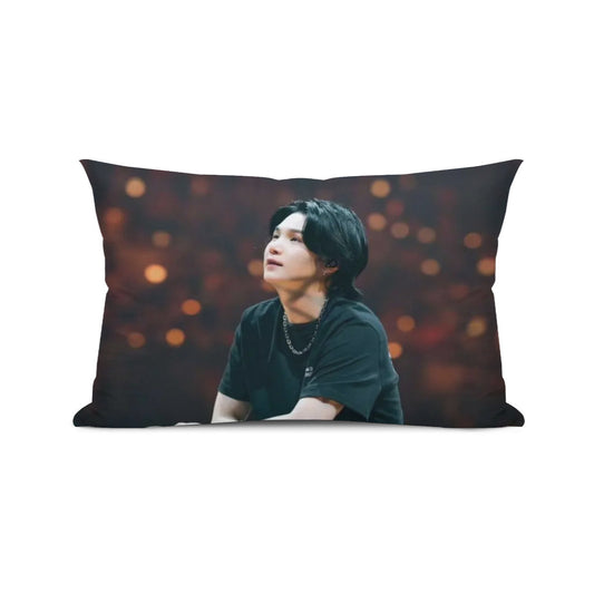 BTS Suga concert themed Pillow sham - double sided pillow case -  Pillowcase! Great KPOP Gift!