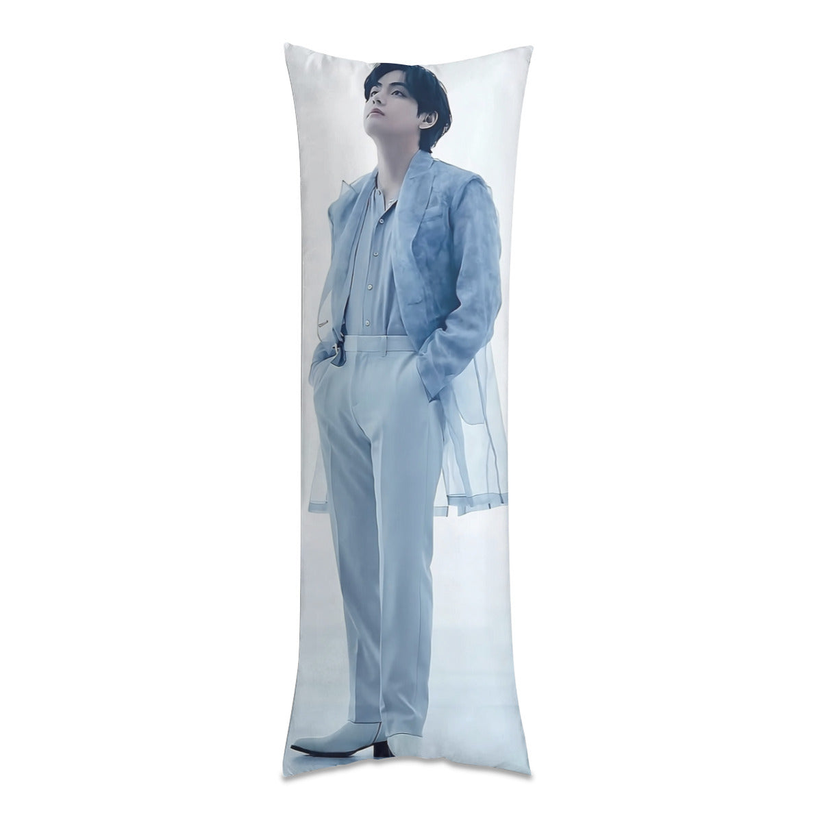 BTS V Body Pillow Case - 3 Sizes - BTS V full size pillow case - BTS Taehyung double sided pillowcase