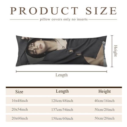 Custom Duo! Hyunjin (Stray Kids) & Niki (Enhypen) Full Body Pillow - Custom double sided pillowcase! - Comes in 3 sizes! - Beyond The Shoppe