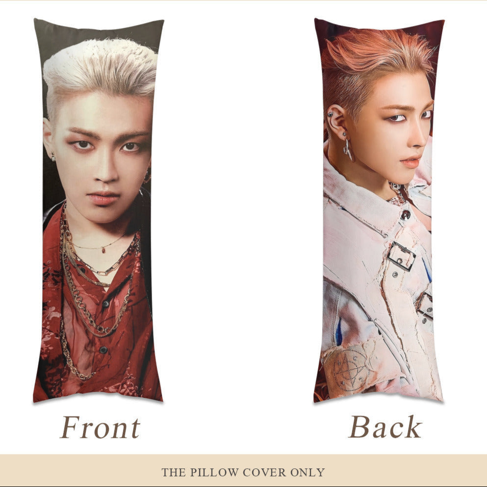 Ateez Honjoong Body Pillow case - 3 sizes - Kim Hongjoong double sided full size pillowcase - Aniteez