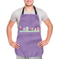 BTS BT21 Adjustable Purple Apron - Great for chefs, bakers and home cooks! Great gift for K-Pop lover!