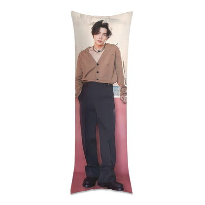 BTS Suga in Celine Fashion  Full Body Pillow Case - Double Sided Full Body Pillowcases - 3 sizes! Long Pillow Cover Double-Sided Design (Multiple Sizes)