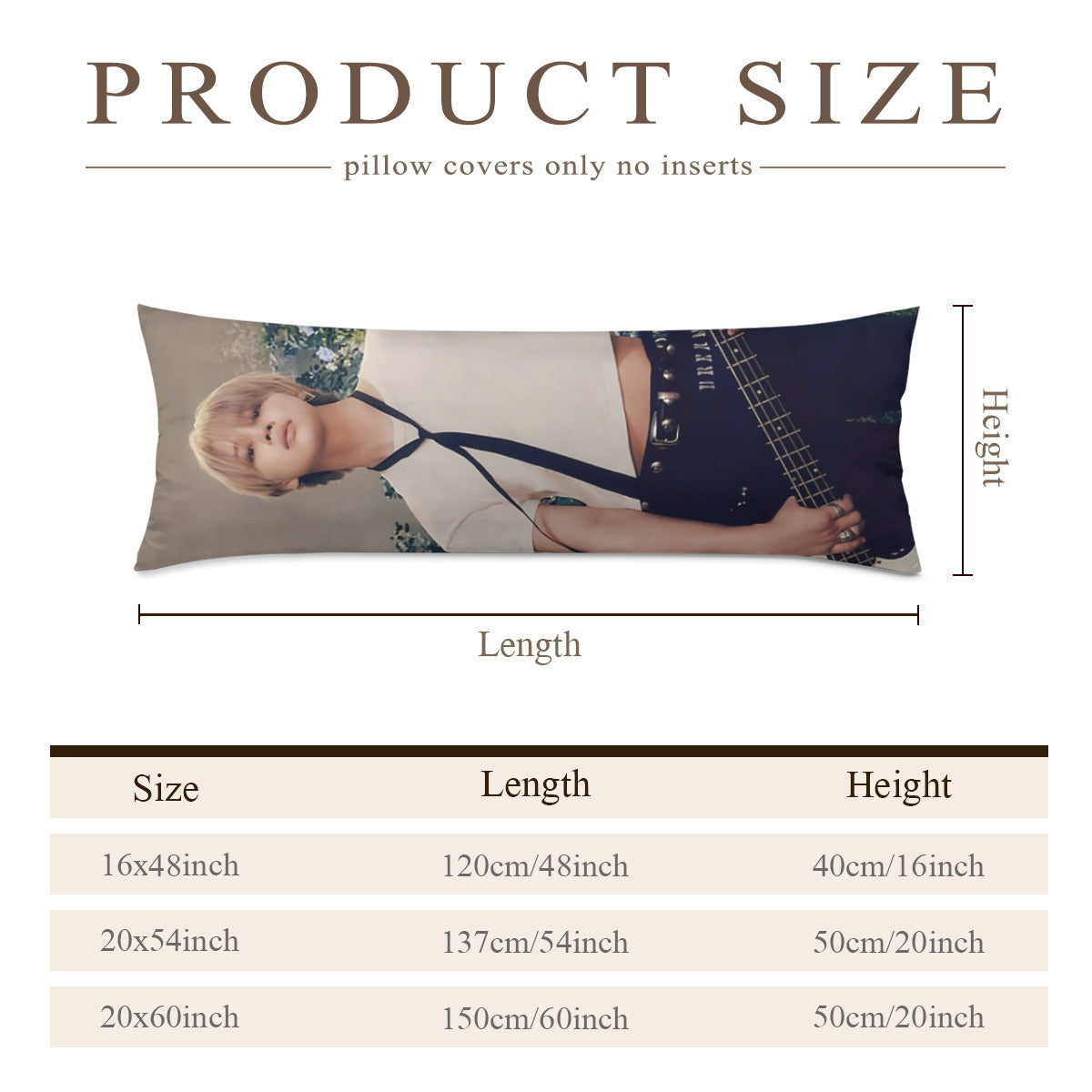 BTS Jimin Muse Full Body Pillow Case -  Stunning picture of Jimin in his Muse era! 3 sizes - bts full size double sided pillowcase - bts park jimin