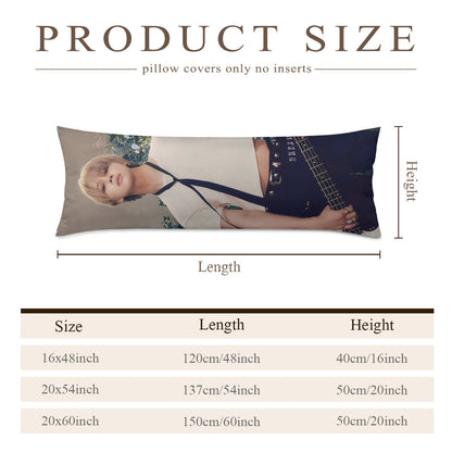 BTS Jimin Muse Full Body Pillow Case -  Stunning picture of Jimin in his Muse era! 3 sizes - bts full size double sided pillowcase - bts park jimin