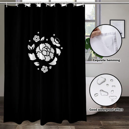 BTS Suga Lotus Inspired  Splish Splash! Shower Curtain - Ultimate Agust D bathroom accessory! Great  gift for your favorite Army!