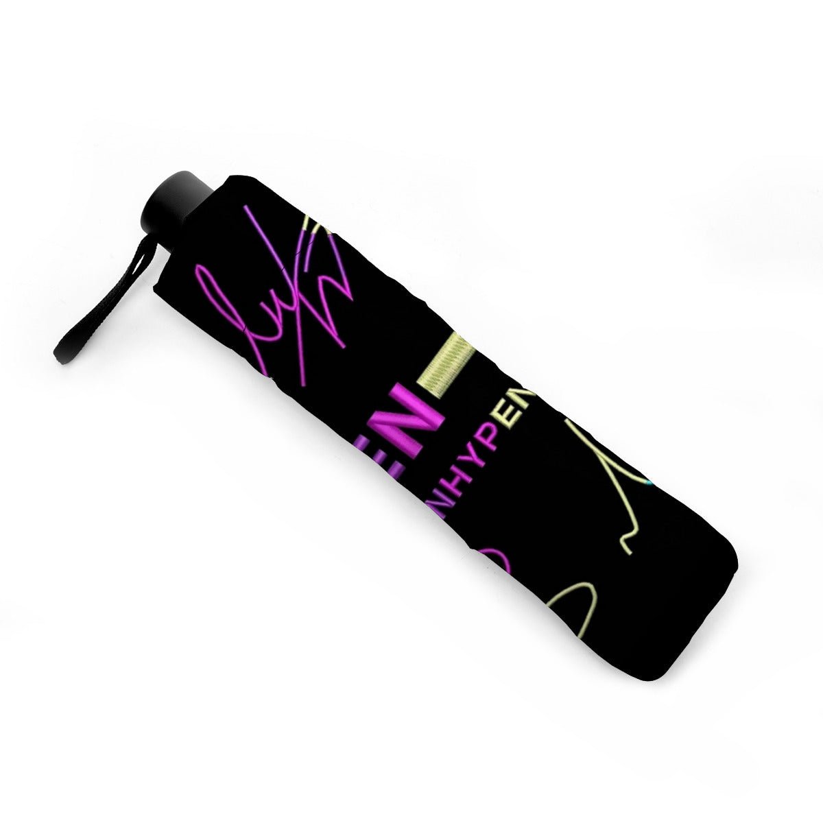 Enhypen Automatic opening umbrella featuring their Logo and Signatures - Kpop for rainy weather andprotection from weatherXT - Beyond The Shoppe