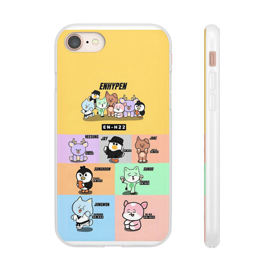 Enhypen Cell Phone Case - iPhone, Samsung and Custom Covers - K - Pop Phone Covers, Gifts for Fans, Stylish Cell Phone Accessories - Beyond The Shoppe