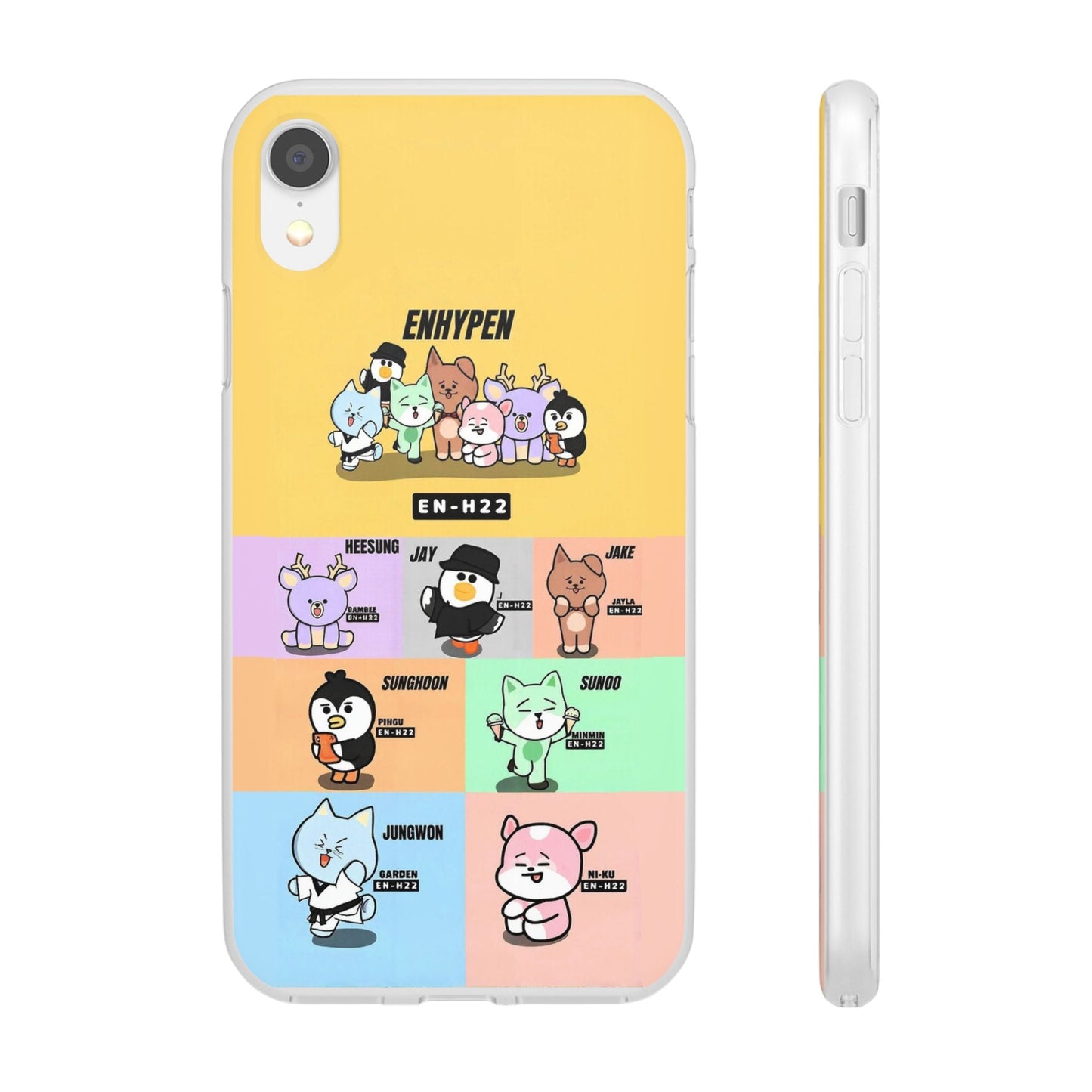 Enhypen Cell Phone Case - iPhone, Samsung and Custom Covers - K - Pop Phone Covers, Gifts for Fans, Stylish Cell Phone Accessories - Beyond The Shoppe