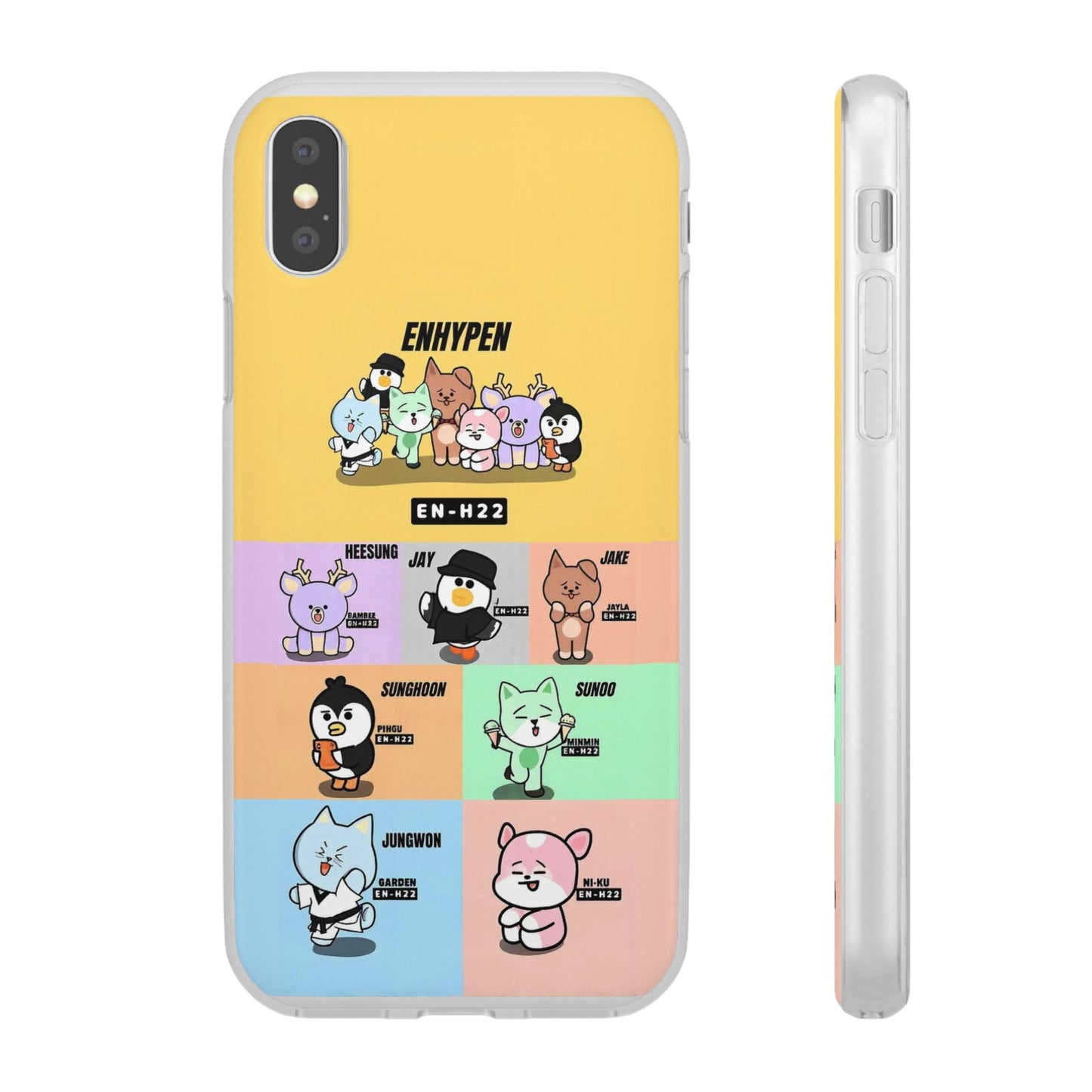 Enhypen Cell Phone Case - iPhone, Samsung and Custom Covers - K - Pop Phone Covers, Gifts for Fans, Stylish Cell Phone Accessories - Beyond The Shoppe