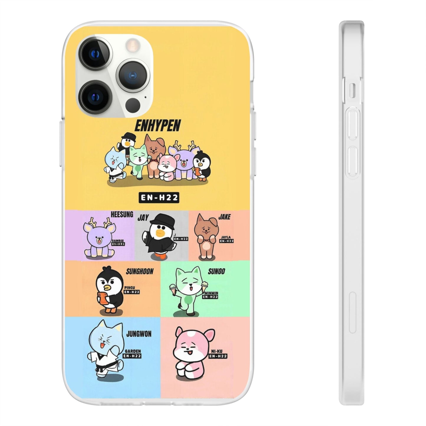 Enhypen Cell Phone Case - iPhone, Samsung and Custom Covers - K - Pop Phone Covers, Gifts for Fans, Stylish Cell Phone Accessories - Beyond The Shoppe