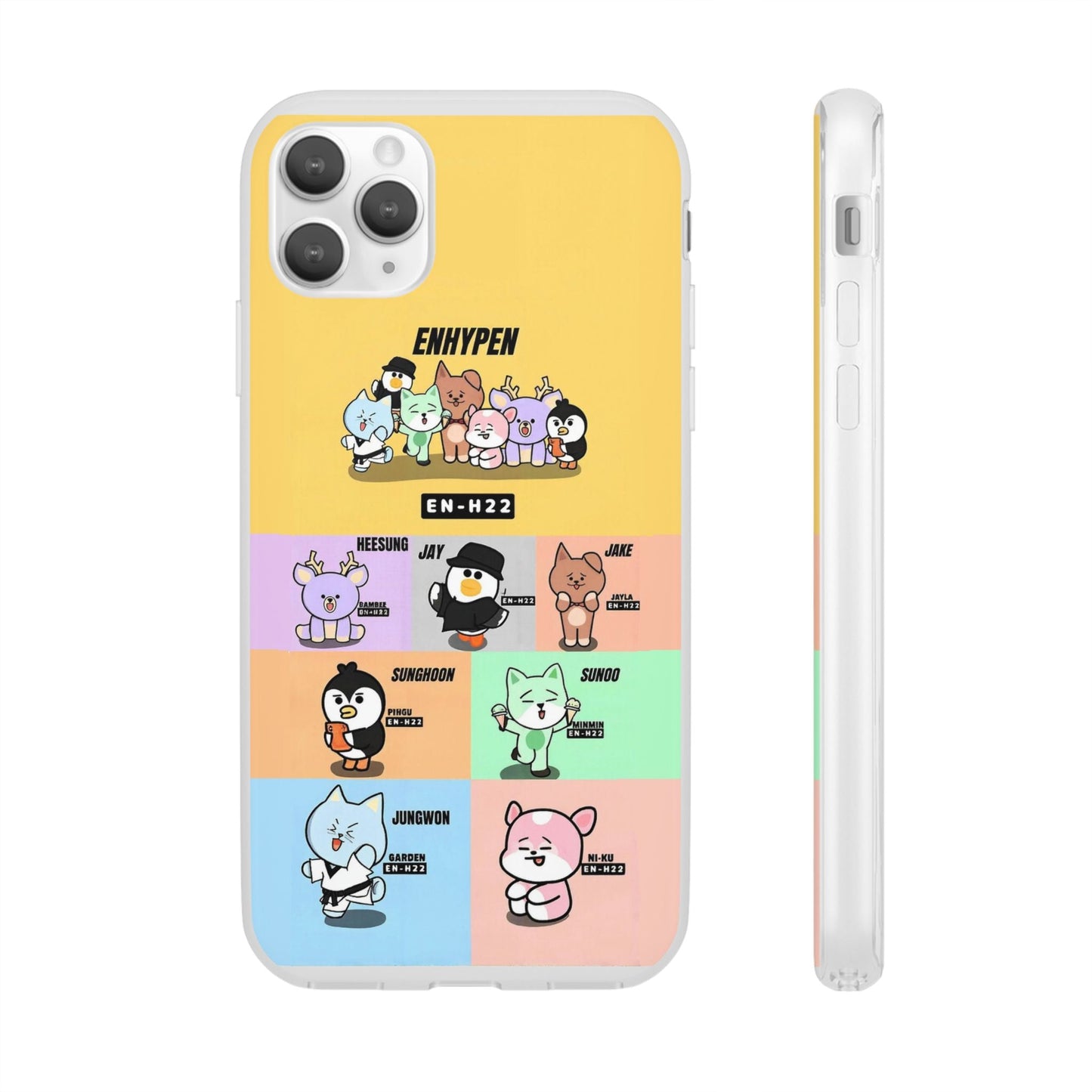 Enhypen Cell Phone Case - iPhone, Samsung and Custom Covers - K - Pop Phone Covers, Gifts for Fans, Stylish Cell Phone Accessories - Beyond The Shoppe